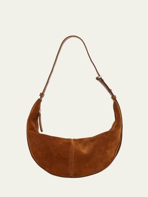 Proenza Schouler Slide Zip Suede Shoulder Bag