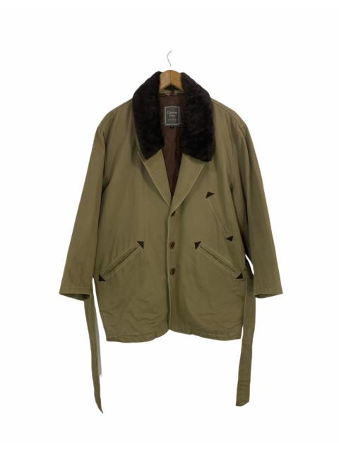 Other Designers Christian Dior Monsieur - Christian Dior Monsieur Jacket 3 Pocket Design Fur Collar