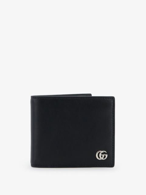 GUCCI Gucci Gg Marmont Bi-Fold Leather Wallet