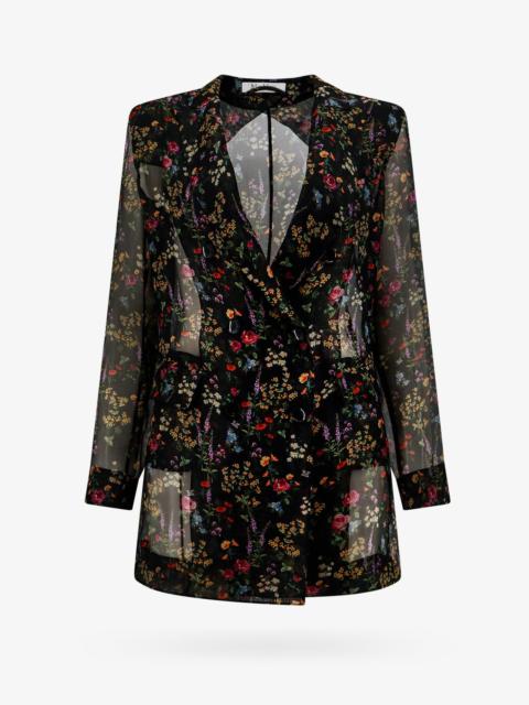 Max Mara Silk Blazer With Floral Print