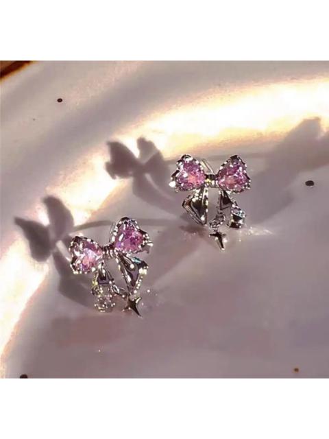 Streetwear - Sweet Cute Bow Stud Earring