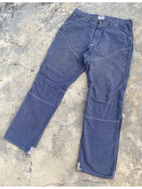 Other Designers Vintage - Vintage Mad Hectic Denim Carpenter Pant