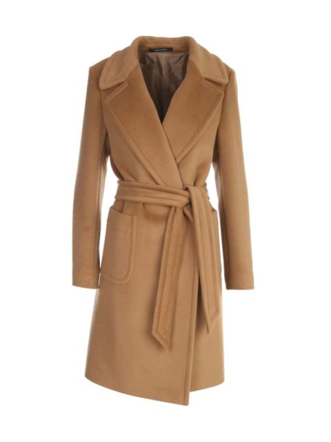 TAGLIATORE - Tagliatore Women Long Coat W/Belt