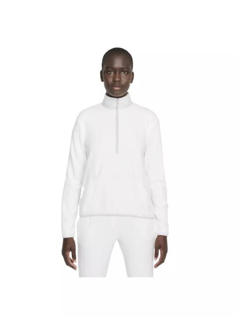 Nike Women's Therma-FIT Victory Long-Sleeve 1/2-Zip Golf Top -White