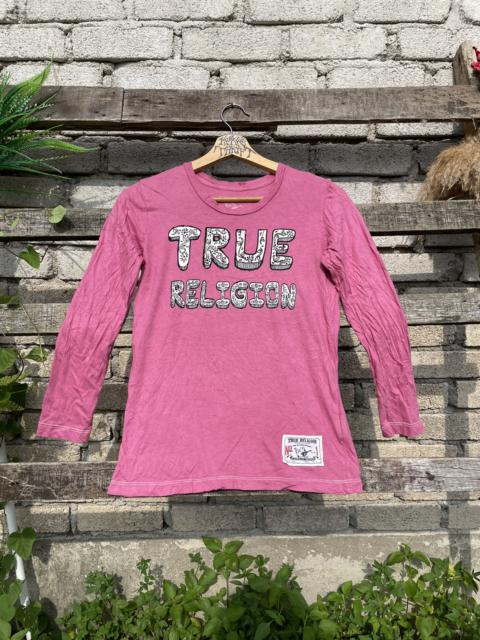 Other Designers True Religion - True Religion Spell Out Logo Long Sleeve Tee