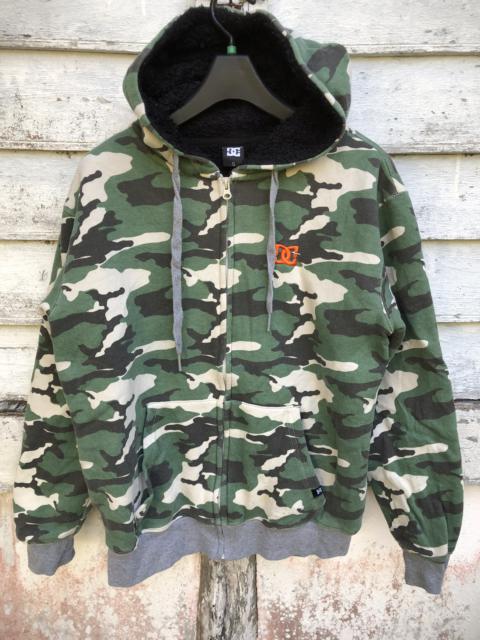 Other Designers Dc - Dc Shoes Camo Fleece Lining Hoodie