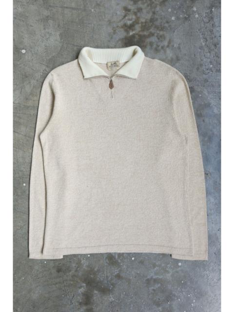 Hermès Hermes - Quarter-Zip Knit Sweater