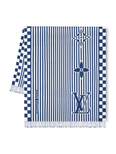 LV Graphical Beach Blanket