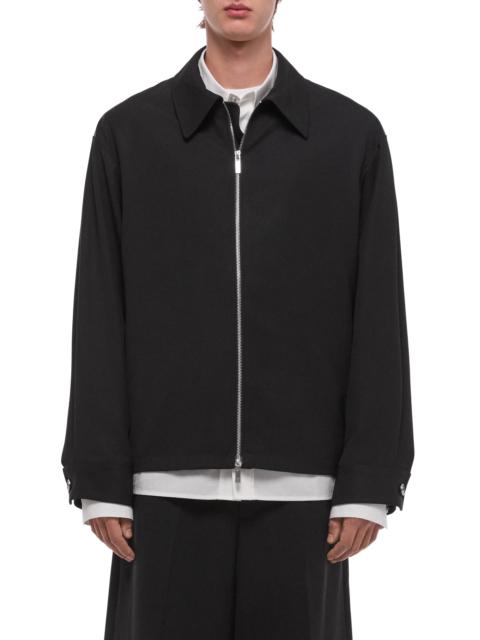 Helmut Lang Helmut Lang Wool Gabardine Jacket in Black at Nordstrom