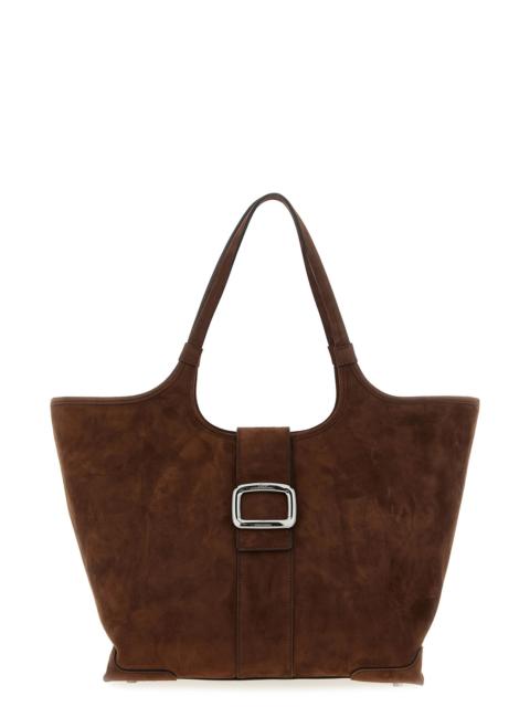 Roger Vivier Medium 'Viv' Choc' shopping bag