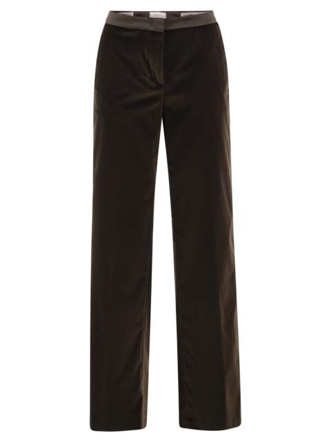 PESERICO Peserico Women Straight-Leg Stretch Velvet Trousers