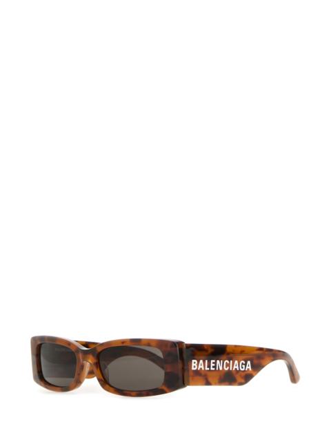 BALENCIAGA Printed acetate Max Rectangle sunglasses
