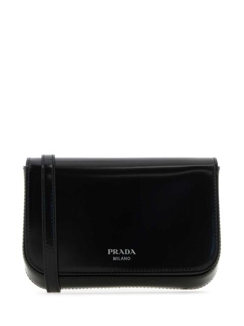 Prada Prada Men Black Leather Crossbody Bag