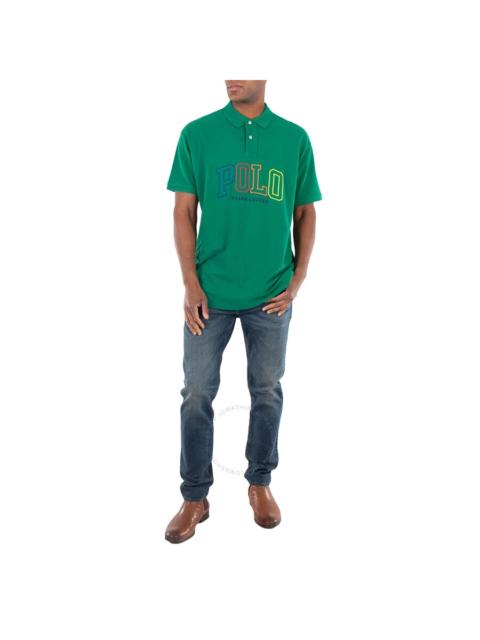 Polo Ralph Lauren Polo Ralph Lauren Green 20/1 Big Fit Logo Mesh Polo Shirt