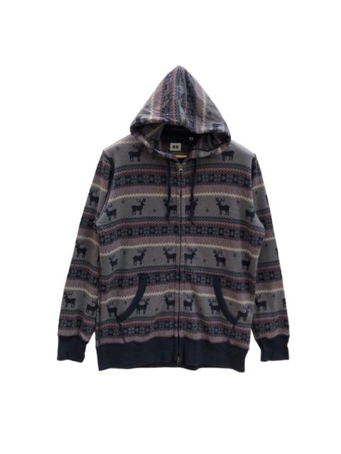 Other Designers UNIQLO Zipper Hoodie All Over Print #0516-15