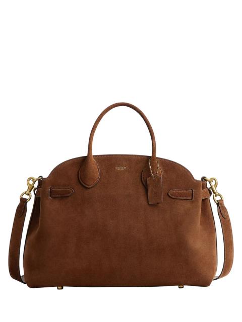 COACH Soft Empire Suede Carryall Bag 40