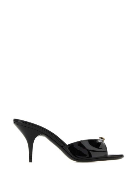 Miu Miu Miu Miu Women Black Leather Mules