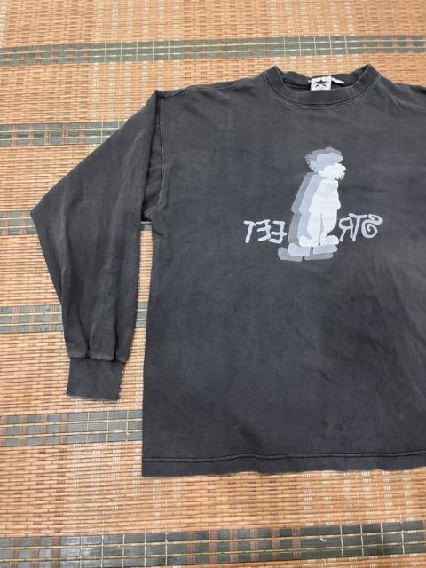 Other Designers Vintage Street Inspired Stussy Stickman Faded Tshirt