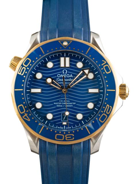 OMEGA Omega Seamaster Two Tone Diver 300M Blue Dial