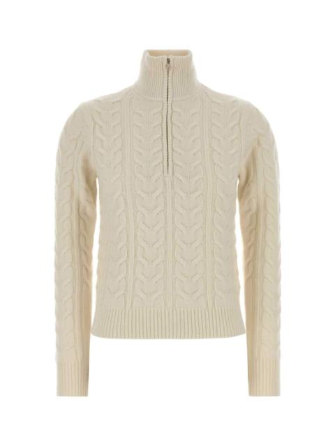 Max Mara Max Mara Women Cream Cashmere Libero Sweater