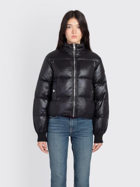 GANNI Shiny Nylon Short Puffer Jacket