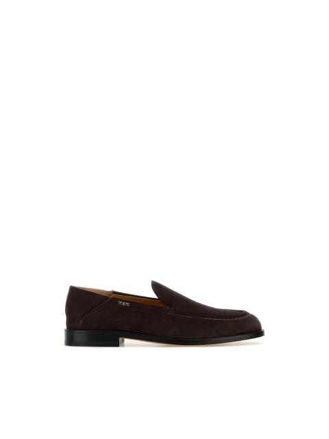 Tod's TOD'S Brown Suede Loafers New & Authentic (Women's size:8;)