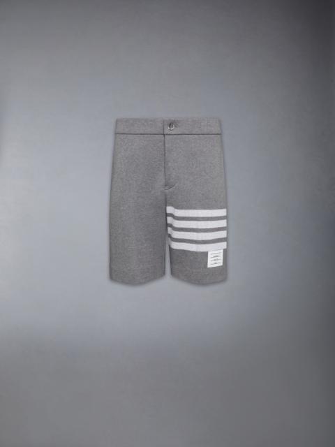 Thom Browne DOUBLE FACE KNIT 4-BAR BERMUDA SHORTS