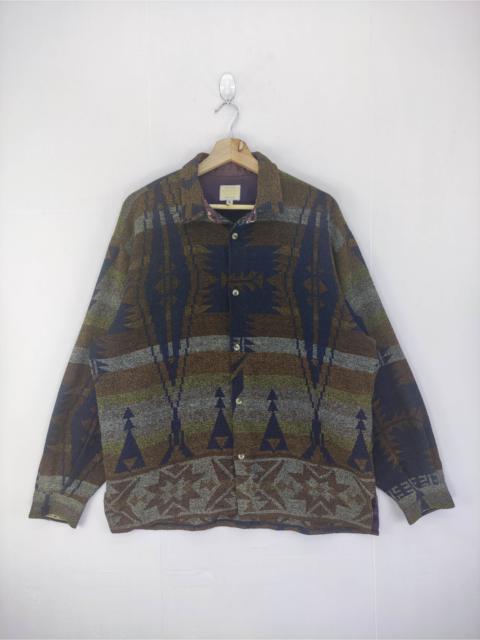 Other Designers Vintage United Colors Of Benetton Wool Button Up