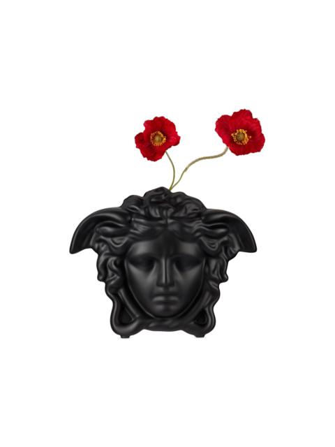 VERSACE Black Rosenthal Medusa Grande Vase, 30 cm