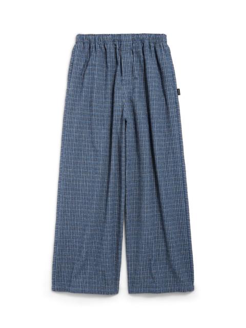 BALENCIAGA Men's Hybrid Large Fit Pants in Blue