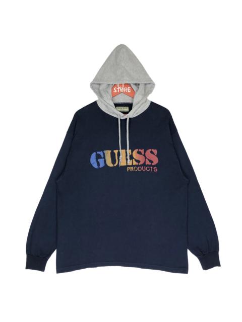 Other Designers Vintage - Vintage 1994 Guess Hoodie Big Logo