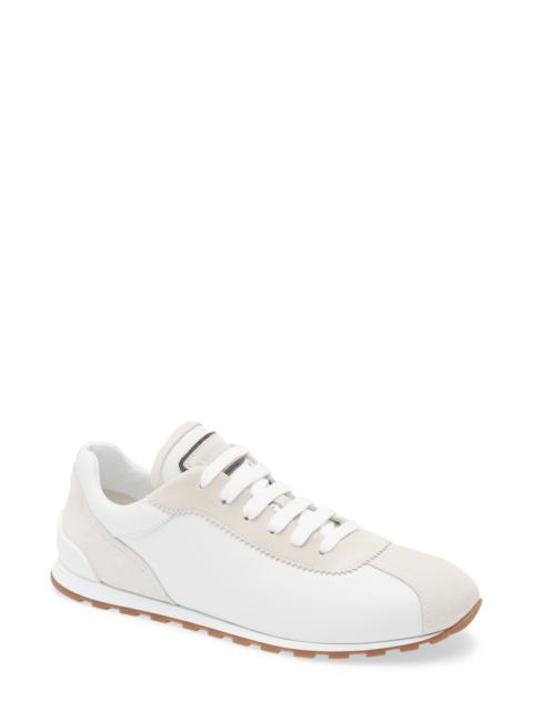 Brunello Cucinelli Brunello Cucinelli Low Runner Sneaker in C159 Bianco at Nordstrom