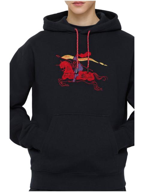 Burberry burberry EKD Cotton Hoodie in Navy at Nordstrom