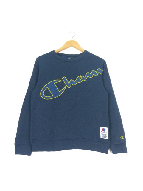 Champion Champion Big Logo Embroidered Crewneck Pullover Jumper Sweatshirt