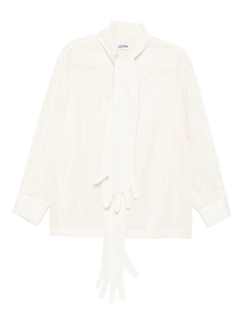 Jean Paul Gaultier glove-detail blouse