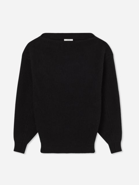 CO Oversized Boatneck Sweater in Wool Cashmere