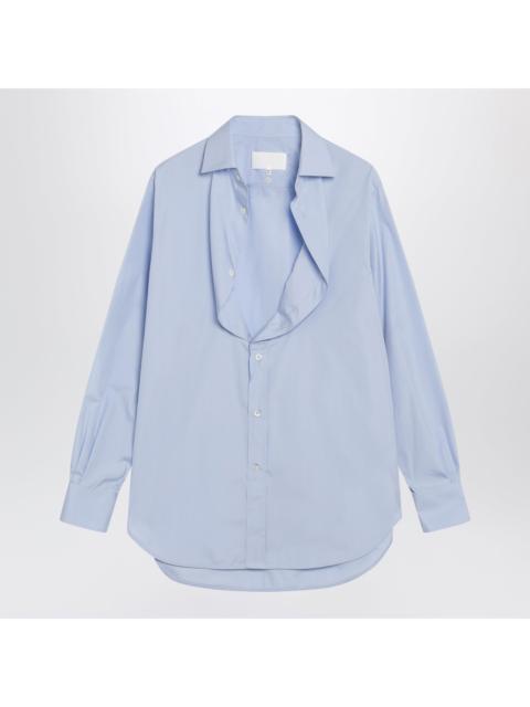 Maison Margiela Maison Margiela Light Blue Blouse With Folded Collar Women