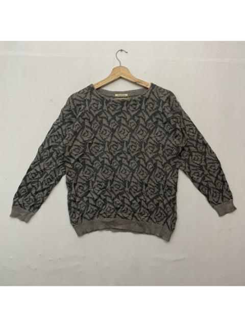 Other Designers Aran Isles Knitwear - Vtg‼️ RADISH Full Print Crewneck Knitwear Sweater Jumper