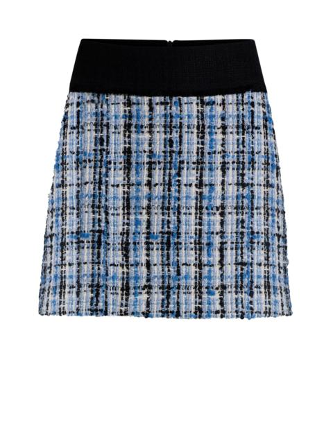 BOSS MINI SKIRT IN MULTICOLORED TWEED