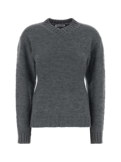 Jil Sander Jil Sander Women Grey Wool Sweater