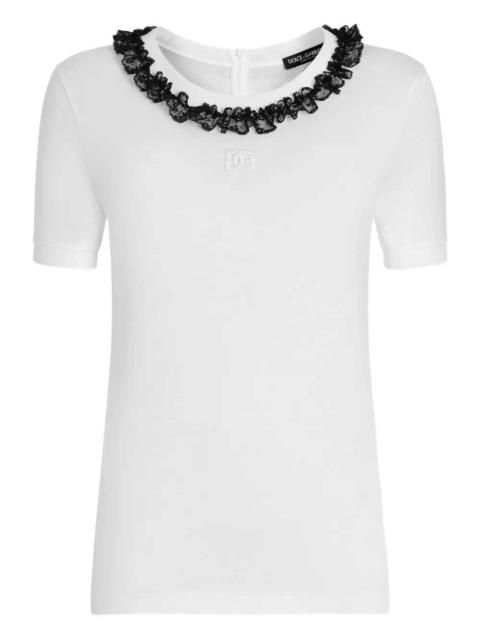 Dolce & Gabbana Dolce & Gabbana Women Ruffled T-Shirt