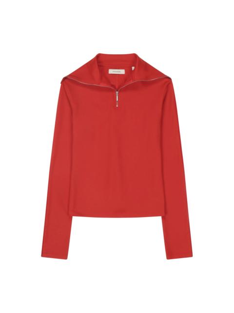 entire studios APEX WOOL TOP RED