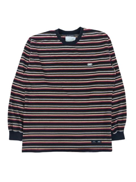 Other Designers RARE! CRITIC JAPAN STREETWEAR STRIPED CREWNECK