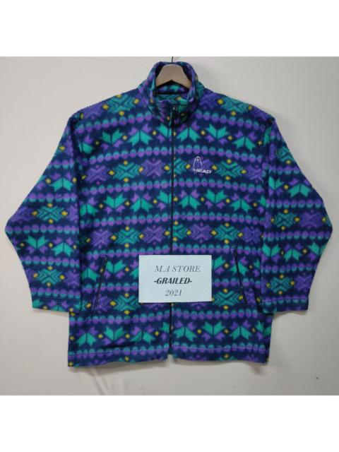 Other Designers Japanese Brand - Vintage Head Motive Zipper Ups Sweater Jacket