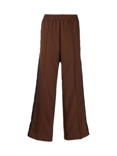 TOGA VIRILIS SIDE-STRIPE STRAIGHT-LEG TROUSERS