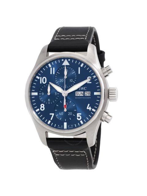 IWC Schaffhausen IWC Pilot Chronograph Automatic Blue Dial Men's Watch IW388101BK