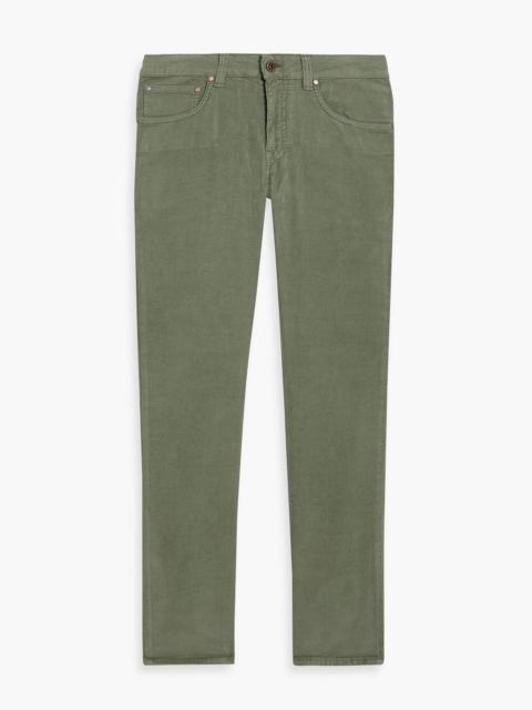 Other Designers Slim-fit cotton-blend corduroy pants