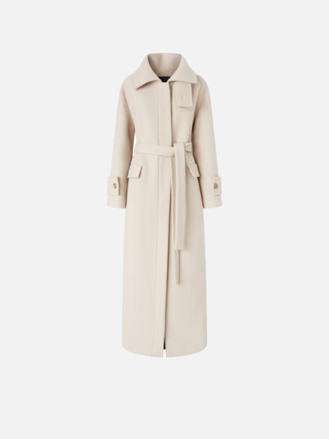 PINKO LONG CLOTH COAT WITH BELT