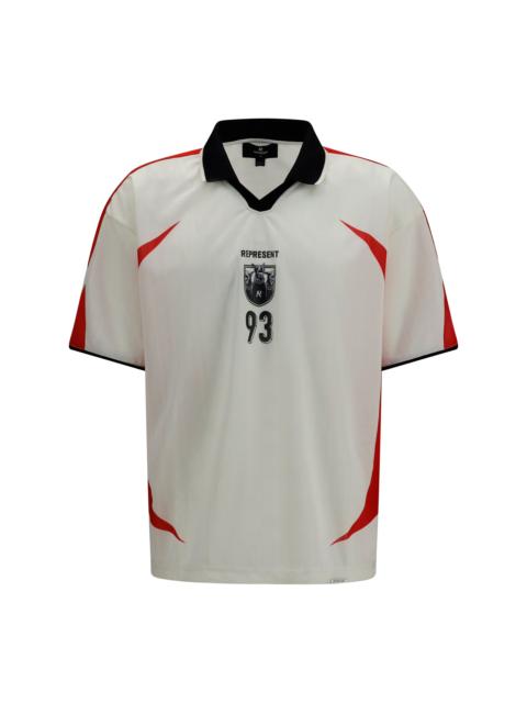 REPRESENT Represent Spike Football T-shirt Flat White