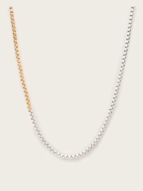 ALLSAINTS BOX TWO TONE NECKLACE
